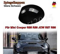 Rechts Kappen Außenspiegel Spiegelkappen Glanz Schwarz Für Mini R56 R57 R58 R59