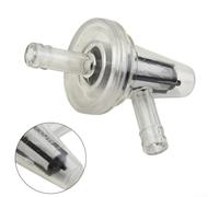 Rechtwinkliger BenzinfILTER 90 Grad für Motorbike für atv UTV - Klarer Inline Gas Kraftstofffilter 60mm Lang - Waschbarer Filter für Vergaser Rasenmäher Generator