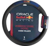 Red Bull Blended Lines Anti-Rutsch-Lenkradhülle für Autos, 100% PU, rutschfestes Material, einfache Montage, robust und universell, Durchmesser 38 cm, Schwarz/Blau