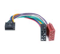 RED WOLF 16 Pin ISO Kabelbaum Radio Stecker Adapter für Kenwood KDC KRC, JVC KD Aftermarket Autoradio Stereo Loom Kabel