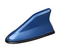 REDOVO Haifischflosse Auto Antenne, für Ford Focus MK2 MK3 MK4 Fiesta Ecosport Shark Fin AntenneHochglanz Radio Dachantenne Autoantenne Autoteile,Blue Style