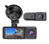 Redtiger F7n 4k Dashcam - WLAN-GPS vorne 4k/5k und hinten 1080p Dual-Dashcam - Schwarz Boris