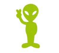 Reflektierende Autoaufkleber Alien - lustiger reflektierender Aufkleber für Alien-Autoaufkleber | Lustige Aufkleber für Autos, Auto-Fensteraufkleber für Scoo