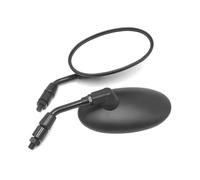 Reflektierender Spiegel Motorrad-Rückspiegel Für Benelli TRK 502 502X 702 702X 180S BN125 502C Leoncino 500 800 TNT 125 25 150i Imperial 400(Schwarz)