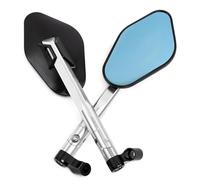 Reflektierender Spiegel Motorrad-Rückspiegel Für K1300 K1200 F800 F650 G650 HP2, 360° Drehbarer, Modifizierter Lenker-Rückspiegel(Silber)