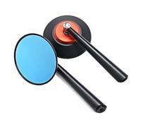 Reflektierender Spiegel Motorrad-Rückspiegel Für Suzuki GSR 600 750 SV650 Vstrom 650 800 Burgman 400 125, Runder Lenker-Seitenspiegel(ROT)