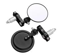 Reflektierender Spiegel Motorrad Rückspiegel Seite Spiegel Für Suzuki GSR 750 600 400 GSX-R GSXR 125 150 250 600 750 1000 Lenker Ende Spiegel(Schwarz)