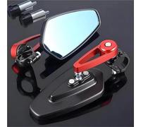 Reflektierender Spiegel Motorrad Rückspiegel Seite Spiegel Für Yamaha FZS600 Für Fazer 1998-2003 Lenker Montage Konvexen Rückspiegel(ROT)