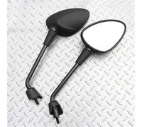 Reflektierender Spiegel Motorrad Seite Rückspiegel Für Vespa Primavera 50 Sprint 150 2015 2016 2017 2018 2019 2020 Breite Feld Spiegel(SCHWARZ 2)