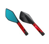 Reflektierender Spiegel Motorradspiegel, 8 Mm, 10 MM, Rückspiegel, Zubehör Für Yamaha MT09/MT07, Sichtfelderweiterung, Reflektorspiegel(ROT)