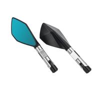 Reflektierender Spiegel Motorradspiegel, 8 Mm, 10 MM, Rückspiegel, Zubehör Für Yamaha MT09/MT07, Sichtfelderweiterung, Reflektorspiegel(Silber)