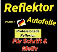 Reflektorfolie REFLEXFOLIE für Auto Aufkleber Womo Camper Schaufensterwerbung