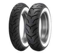 Reifen Dunlop D407 T H/D 180/65 B16 81H TL WW Weißwand hinten