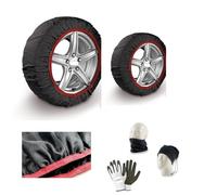 Reifen-SCHNEESOCKEN 265/60R18 SCHNEEISOCKENGRÖSSE XXL (68075) Paar SCHNEESOCKEN AN ANTRIEBSRÄDERN, Auto-Fahrzeug-SCHNEESOCKEN, ZUGELASSENE Arctic-SOCKEN