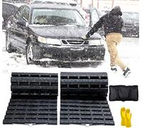 Reifen-Traktionsmatte, tragbare Notfallgeräte für Pickups Schnee, Eis, Schlamm und Sand für Autos, LKW, Van oder Flottenfahrzeuge (2 x 99 cm)