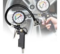 Reifenfüller Luftdruckprüfer Reifenfüllgerät Reifenfüllpistole Manometer 15Bar