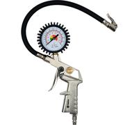 Reifenfüller Mit Manometer 60D Hochwertige Luftpumpe für Fahrrad, Motorrad