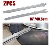 Reifenheber Montiereisen Set - 2 Stück, Silber 40,6cm 16" Auto Motorrad Fahrrad