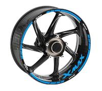 Reifenmodifikation Motorradfelgenaufkleber Radfolienrand Reflektierende Aufkleber Für Yamaha Xmax 125 250 300 400(Style 3)