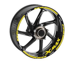 Reifenmodifikation Motorradfelgenaufkleber Radfolienrand Reflektierende Aufkleber Für Yamaha Xmax 125 250 300 400(Style 2)
