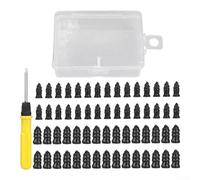 Reifenpannen-Reparatur-Set, 61-teilig, für Auto, SUV, Fahrrad | 61-teiliges Set, inklusive Schraubendreher, Gummi, Ventilwerkzeuge, passend für schlauchlose Reifen, Auto, SUV