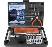 Reifenreparaturset 88tlg Auto Motorrad LKW ATV SUV Traktor Schwarz