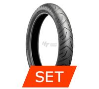 Reifenset Bridgestone Battlax A41 für Kawasaki Z 650 120/70 ZR17 58W+160/60
