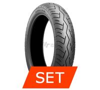Reifenset Bridgestone Battlax BT46 für Kawasaki VN 800 Classic 130/90-16