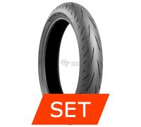Reifenset Bridgestone Battlax S23 für Benelli 502 C 120/70 ZR17 58W+160/60 ZR17