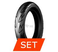 Reifenset Bridgestone Hoop B01 für Yamaha YE 50 Zest 90/90-10 50J + 90/90-10 50J