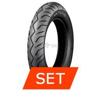 Reifenset Bridgestone Hoop B03 G für SYM (Sanyang) Symphony 125 SR (Luft) Euro5