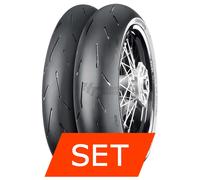 Reifenset Continental ContiAttack SM 2 für Yamaha XSR 125 110/70 R17+140/70 R17