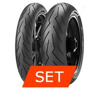 Reifenset Pirelli Diablo Rosso III für Zontes ZT 310 V ABS+160/60 ZR17 69W