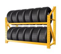 Reifenständer reifenregal Reifengestell Verstellbarer Reserveradhalter Zur Wandmontage, Geschlossene Lagerung Von Anhängerfelgen Für Garage/ Reparaturwerkstatt/ Keller/ Autohaus, Stahlregal Für Saison