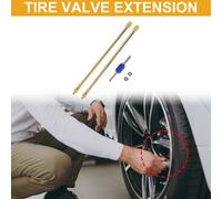 Reifenventilverlängerung 210mm 1 Set für Autos 180° Kupfer
