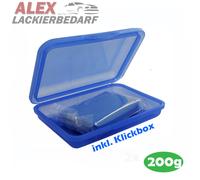 Reinigungsknete Polierknete Blau 200g inkl. Klickbox