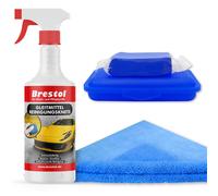 REINIGUNGSKNETE SET-1 Gleitmittel 750 ml Gleitflüssigkeit Lackknete 200 g blau