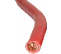 Reinkupfer Powerkabel 10mm² Stromkabel KFZ Carhifi OFC Kupfer Meterware Rot KFZ