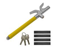 Relaxdays Lenkradkralle für das Auto Gelb,Silber