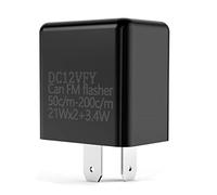 Remingtape 2-Poliges LED Blinker Relais 12 V Einstellbare Frequenz für Motorrad Wenden Signal Blinker Leuchten Anzeige Relais