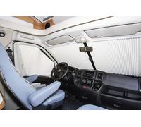 Remis Fahrerhausverdunkelung REMIfront IV Frontscheibe (Licht- und Regensensor am Innenspiegel) für Ford Transit (Modell V363) ab 2019 grau Frontscheibe (Links-/Rechtslenker / Licht- und Regensensor a