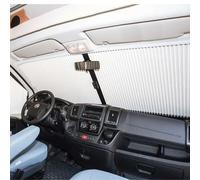 Remis Fahrerhausverdunkelung REMIfront IV Frontscheibe (Links- und Rechtslenker / ohne Sensoren) für Fiat Ducato (Modell X290) ab 2021 beige Front Ducato 2021 (S8)
