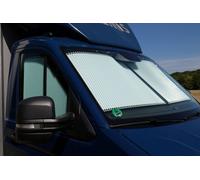 REMIS REMIfront IV Fahrerhausver- dunkelung SET passend für MAN TGE 2019 bis 2024 mit Ablagefach oben Farbe grau