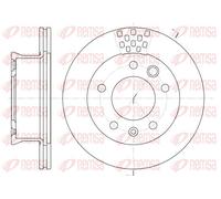 Bremsscheibe REMSA 6461.10