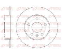 KAWE 6578 00 Bremsscheibe