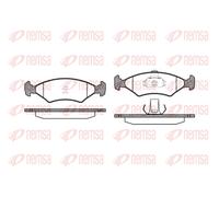 REMSA Bremsbeläge Bremsbelegsatz vorne für Ford Fiesta III Mazda 121