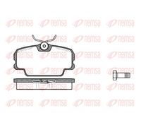 REMSA Bremsbeläge Bremsbelegsatz vorne für Mercedes-Benz 190 Saab 9000