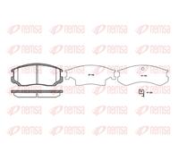 REMSA Bremsbeläge vorne für Daihatsu Terios Extol Bus Mitsubishi Colt IV