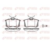 REMSA Bremsbelagsatz, Scheibenbremse 0263.74 für AUDI CITROËN DS PEUGEOT SEAT