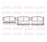 Remsa Bremsbelagsatz Scheibenbremse 0426.02 Hinterachse – passend für Opel/Isuzu/Vauxhall